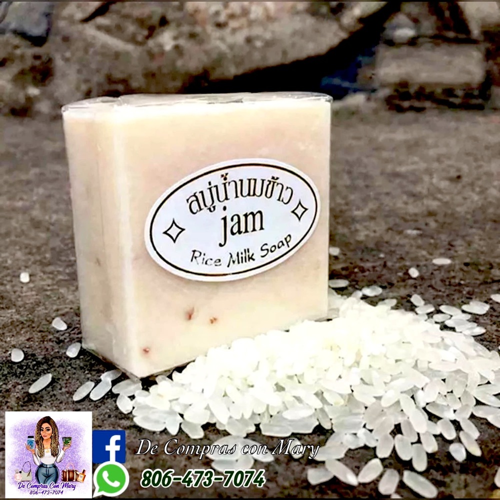 Rice Milk Soap Aclarant / Jabon de
Leche de arroz $10 Each